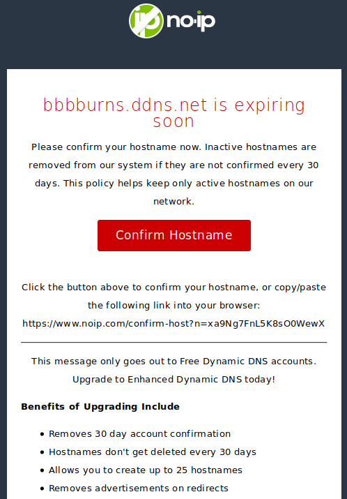 Ditching No-IP for DuckDNS